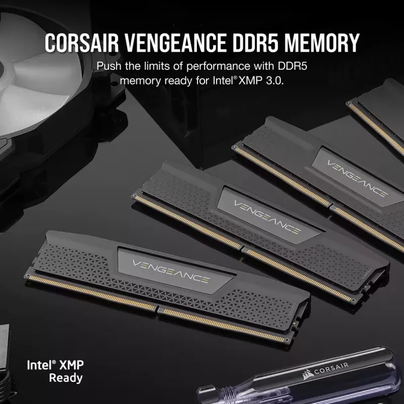 CORSAIR Memory 32GB (2x16GB) DDR5 DRAM 6400MT/s CL36 Memory Kit Vengeance – Schwarz