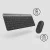 Logitech MK470 Kabellose Tastatur+Maus, Graphit, Maus inklusive, QWERTY US, USB