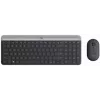 Logitech MK470 Kabellose Tastatur+Maus, Graphit, Maus inklusive, QWERTY US, USB