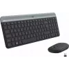 Logitech MK470 Kabellose Tastatur+Maus, Graphit, Maus inklusive, QWERTY US, USB
