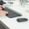Logitech MK470 Kabellose Tastatur+Maus, Graphit, Maus inklusive, QWERTY US, USB
