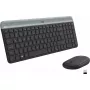 Logitech MK470 Kabellose Tastatur+Maus, Graphit, Maus inklusive, QWERTY US, USB