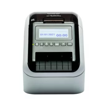 Brother QL-820NWBCVM Etikettendrucker Thermotransferdruck Farbe 300 x 600 DPI 176 mm/s Kabelgebunden & Kabellos Ethernet/LAN DK Wi-Fi Bluetooth