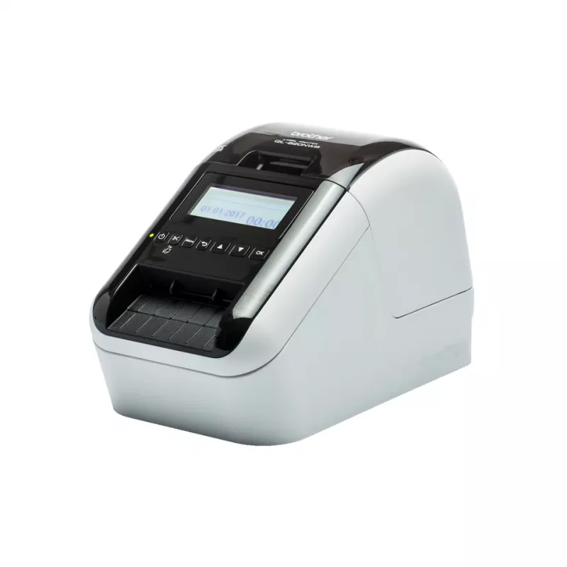 Brother QL-820NWBCVM Etikettendrucker Thermotransferdruck Farbe 300 x 600 DPI 176 mm/s Kabelgebunden & Kabellos Ethernet/LAN DK Wi-Fi Bluetooth