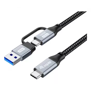 Equip 128432 USB-Kabel USB 3.2 Gen 2x2 2 m USB A/USB C USB C Schwarz