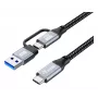 Equip 128432 USB-Kabel USB 3.2 Gen 2x2 2 m USB A/USB C USB C Schwarz