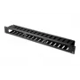 Equip 19 Zoll Rack-Montage Kabelmanagement-Panel, Schwarz