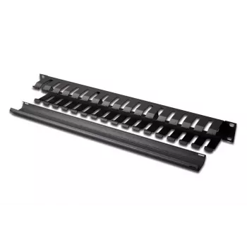 Equip 19 Zoll Rack-Montage Kabelmanagement-Panel, Schwarz