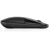 HP Z3700 Black Wireless Mouse, Ambidextrous, Optical, RF Wireless, 1200 DPI, Black