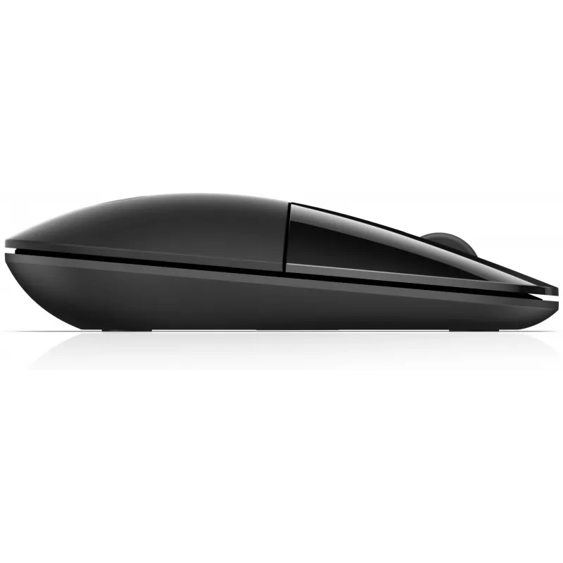 HP Z3700 Black Wireless Mouse, Ambidextrous, Optical, RF Wireless, 1200 DPI, Black