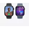 Apple Watch Ultra 3 GPS + Cellular 49mm Gehäuse aus schwarzem Titan mit schwarzem Titan Milanese Loop, groß