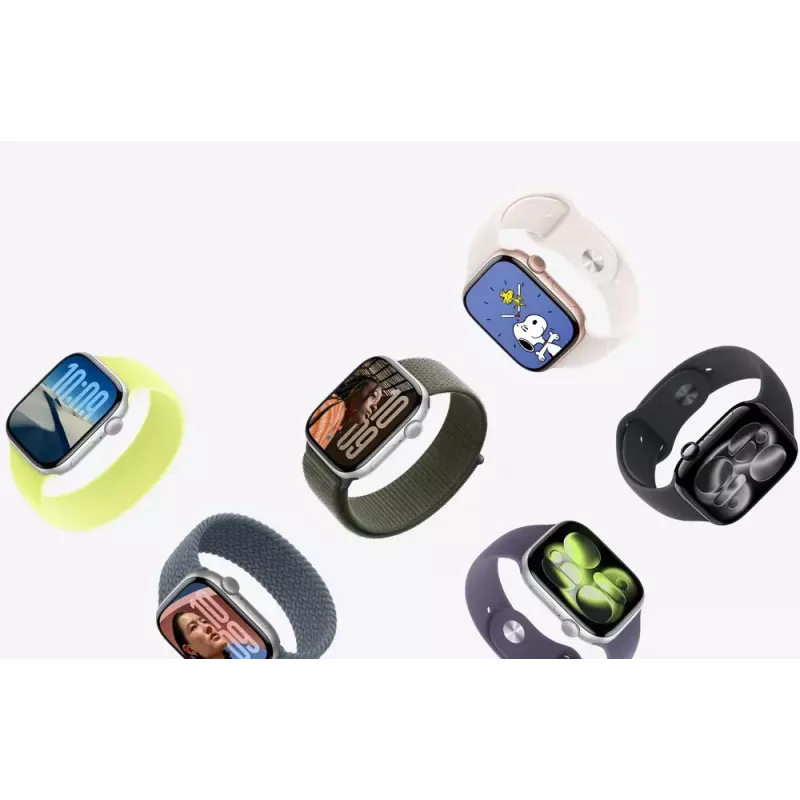 Apple Watch Ultra 3 GPS + Cellular 49mm Gehäuse aus schwarzem Titan mit schwarzem Titan Milanese Loop, groß