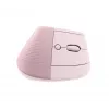 LOGITECH Lift Rechtshänder Maus Wireless Rose / Dark Rose