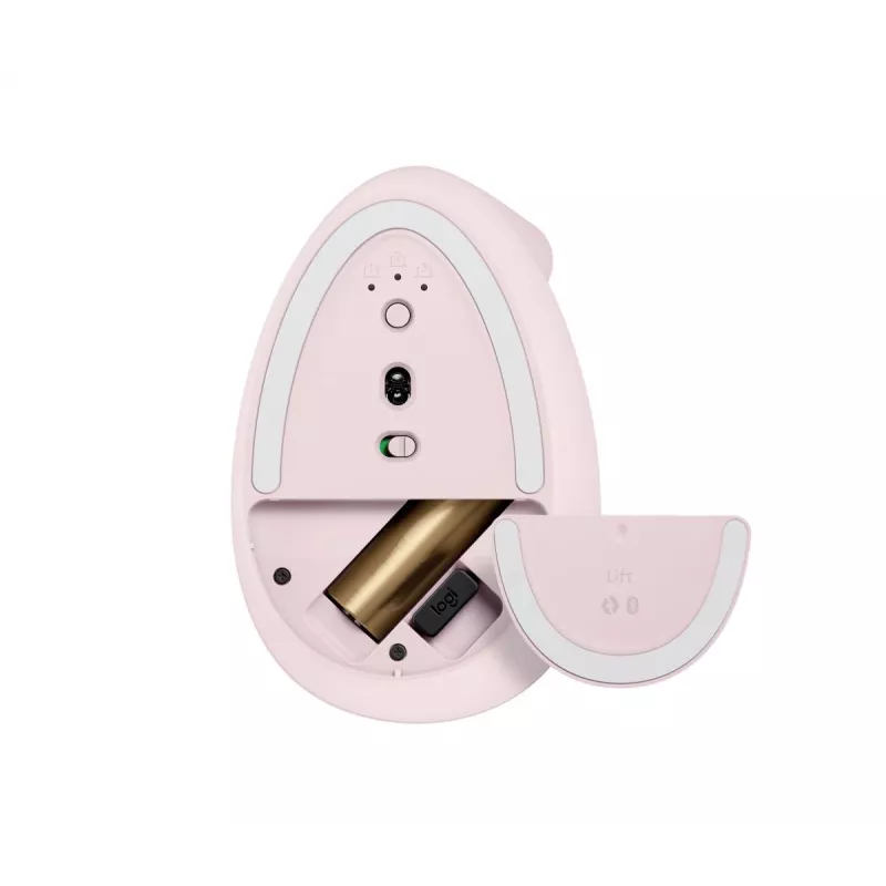 LOGITECH Lift Rechtshänder Maus Wireless Rose / Dark Rose