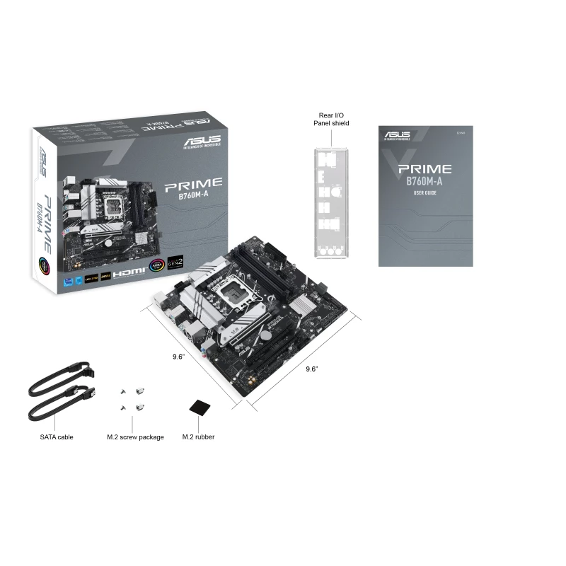 Motherboard ASUS PRIME B760M-A-CSM Intel B760 LGA 1700 micro ATX