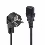 Lindy 3m Schuko 2-Pin-Stecker auf IEC C13 Netzkabel, Schwarz, 3 m, CEE7/7, C13-Kupplung