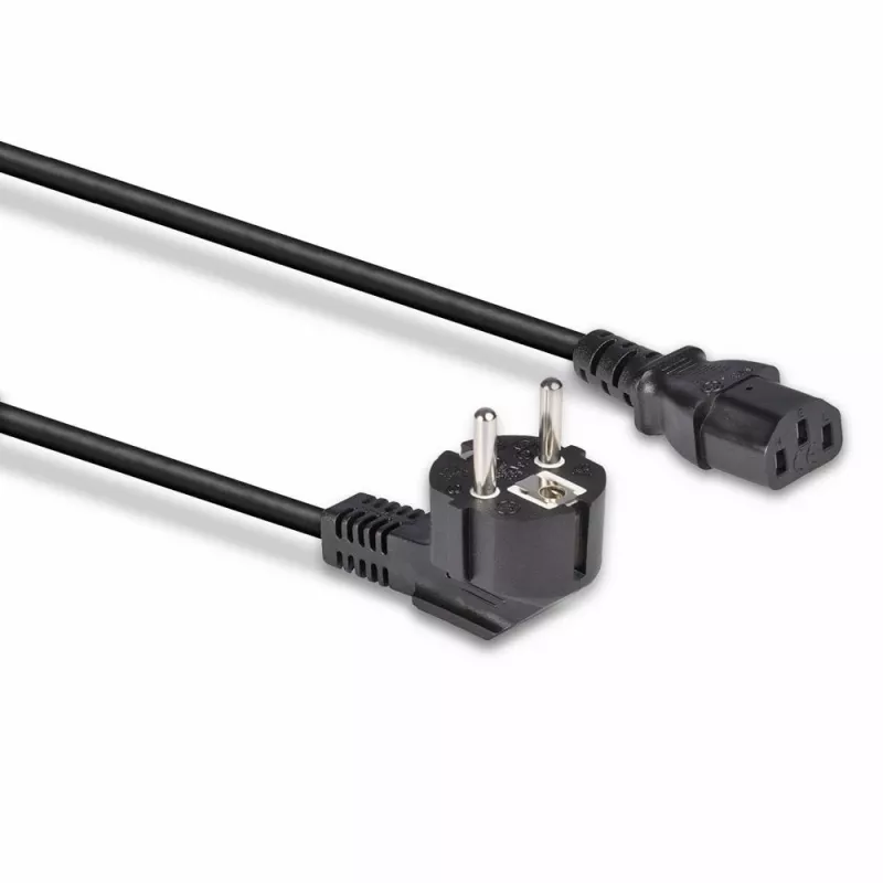 Lindy 3m Schuko 2-Pin-Stecker auf IEC C13 Netzkabel, Schwarz, 3 m, CEE7/7, C13-Kupplung