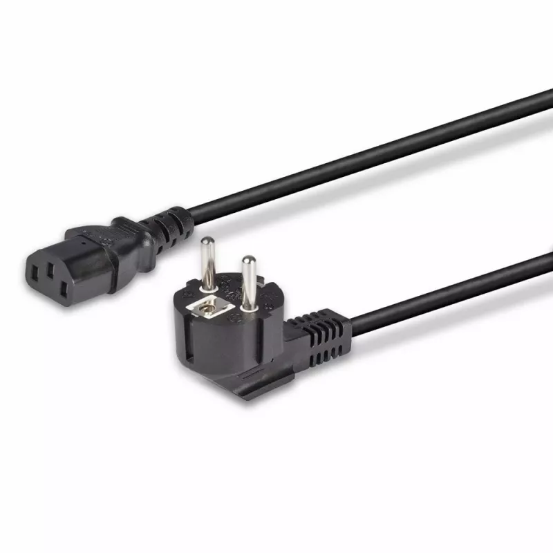 Lindy 3m Schuko 2-Pin-Stecker auf IEC C13 Netzkabel, Schwarz, 3 m, CEE7/7, C13-Kupplung