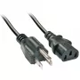 Lindy 2m US 3 Pin auf C13 Netzkabel, 2 m, C13-Kupplung