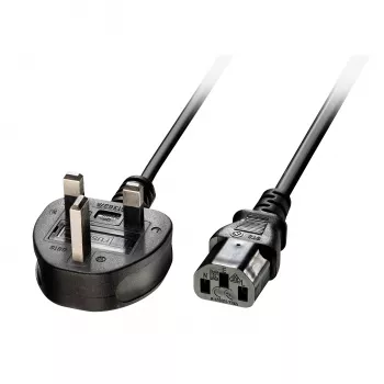 Lindy 2m UK auf IEC C13 Netzkabel