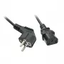 Lindy 2m Schuko gewinkelt auf C13 Netzkabel, 2 m, Netzstecker Typ F, C13-Kupplung, H05VV-F3G