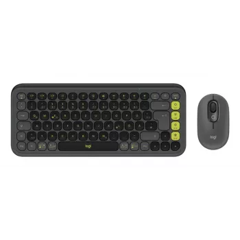 Logitech POP Icon Combo Mini Tastatur & Maus, kabellos, Bluetooth, QWERTZ Deutsch