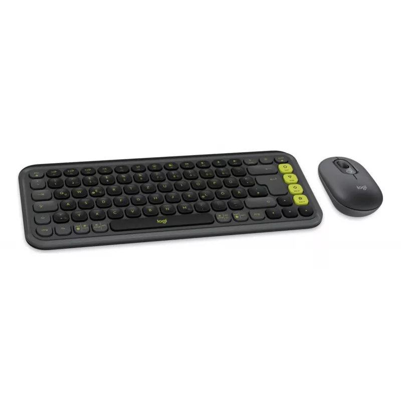 Logitech POP Icon Combo Mini Tastatur & Maus, kabellos, Bluetooth, QWERTZ Deutsch