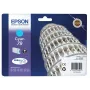 Epson Tower of Pisa Singlepack Cyan 79 DURABrite Ultra Ink, Standard Yield, Cyan, 1 Stk.