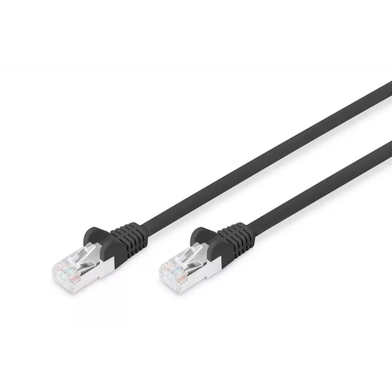 DIGITUS Patchkabel - CAT6 - S/FTP - geschirmt - 2m - Schwarz