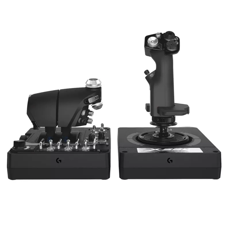 Flight-Simulator-Controller Logitech G G X56 HOTAS RGB Throttle and Stick