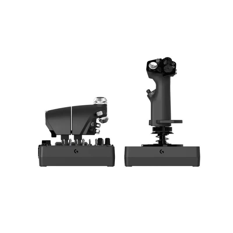 Flight-Simulator-Controller Logitech G G X56 HOTAS RGB Throttle and Stick