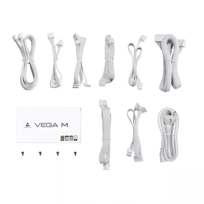 Chieftec Vega PPG-1000-CW Netzteil 1000 W 24-pin ATX ATX Weiß