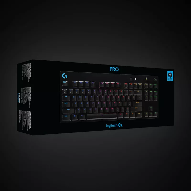 LOGITECH G Pro Mechanische Gaming-Tastatur Schwarz Qwerty US/Int'l