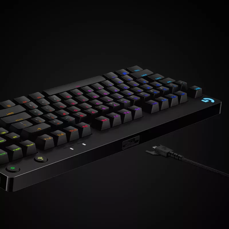 LOGITECH G Pro Mechanische Gaming-Tastatur Schwarz Qwerty US/Int'l