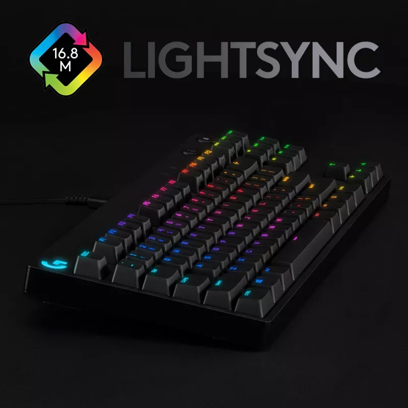 LOGITECH G Pro Mechanische Gaming-Tastatur Schwarz Qwerty US/Int'l