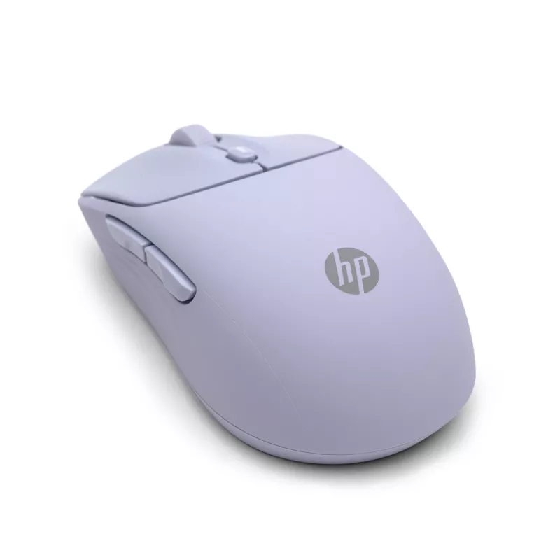 HP 400 Leise Lila kabellose Maus, beidhändig, RF Wireless + Bluetooth, 6000 DPI, Lila