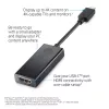 HP USB-C auf HDMI 2.0 Schwarz 111,2 mm Breite 44,2 mm Tiefe 17,1 mm Höhe