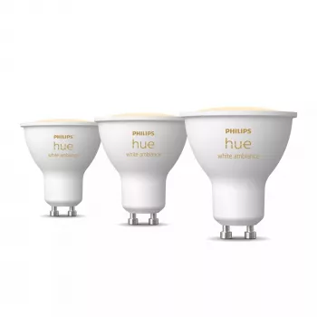 Philips Hue White ambience GU10 – smarte Leuchte – (3er-Pack)