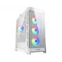 COUGAR Midi-Tower-Gehäuse Duoface Pro ARGB, Weiß, Midi-Tower, PC, Weiß, ATX, EATX, micro ATX, Mini-ITX, SSI CEB, Metall, Nylon, gehärtetes Glas, Multi