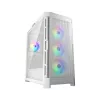 COUGAR Midi-Tower-Gehäuse Duoface Pro ARGB, Weiß, Midi-Tower, PC, Weiß, ATX, EATX, micro ATX, Mini-ITX, SSI CEB, Metall, Nylon, gehärtetes Glas, Multi