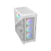 COUGAR Midi-Tower-Gehäuse Duoface Pro ARGB, Weiß, Midi-Tower, PC, Weiß, ATX, EATX, micro ATX, Mini-ITX, SSI CEB, Metall, Nylon, gehärtetes Glas, Multi
