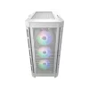 COUGAR Midi-Tower-Gehäuse Duoface Pro ARGB, Weiß, Midi-Tower, PC, Weiß, ATX, EATX, micro ATX, Mini-ITX, SSI CEB, Metall, Nylon, gehärtetes Glas, Multi