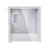 COUGAR Midi-Tower-Gehäuse Duoface Pro ARGB, Weiß, Midi-Tower, PC, Weiß, ATX, EATX, micro ATX, Mini-ITX, SSI CEB, Metall, Nylon, gehärtetes Glas, Multi