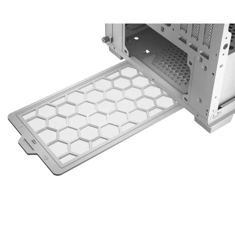 COUGAR Midi-Tower-Gehäuse Duoface Pro ARGB, Weiß, Midi-Tower, PC, Weiß, ATX, EATX, micro ATX, Mini-ITX, SSI CEB, Metall, Nylon, gehärtetes Glas, Multi