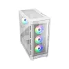 COUGAR Midi-Tower-Gehäuse Duoface Pro ARGB, Weiß, Midi-Tower, PC, Weiß, ATX, EATX, micro ATX, Mini-ITX, SSI CEB, Metall, Nylon, gehärtetes Glas, Multi