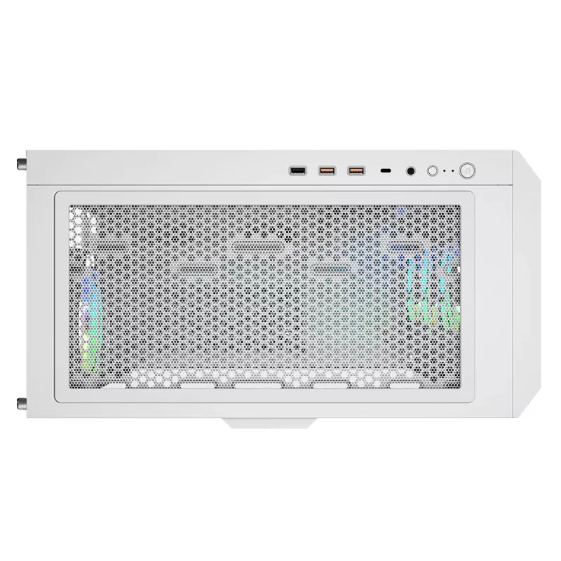 COUGAR Midi-Tower-Gehäuse Duoface Pro ARGB, Weiß, Midi-Tower, PC, Weiß, ATX, EATX, micro ATX, Mini-ITX, SSI CEB, Metall, Nylon, gehärtetes Glas, Multi