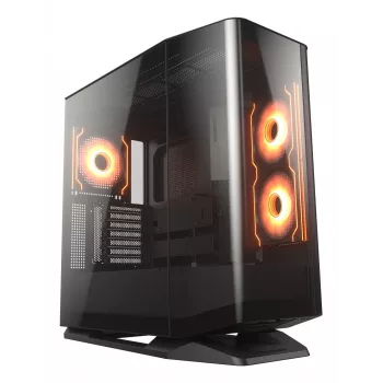 Computergehäuse COUGAR FV270 ARGB Midi-Tower Schwarz