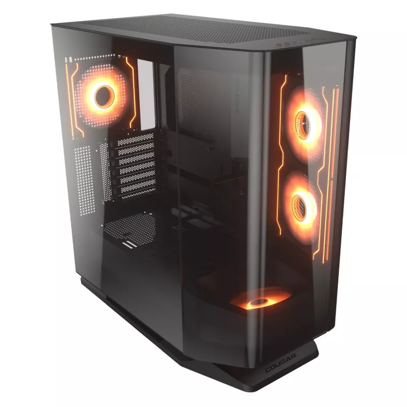 Computergehäuse COUGAR FV270 ARGB Midi-Tower Schwarz
