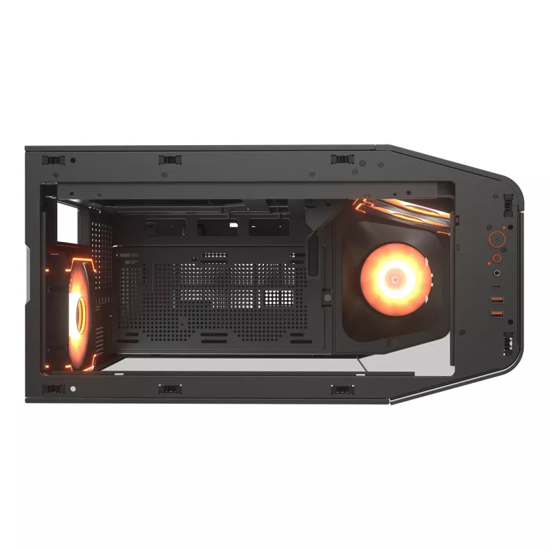 Computergehäuse COUGAR FV270 ARGB Midi-Tower Schwarz