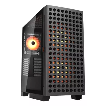 COUGAR Midi-Tower-Gehäuse, Airface ECO, ARGB, Schwarz
